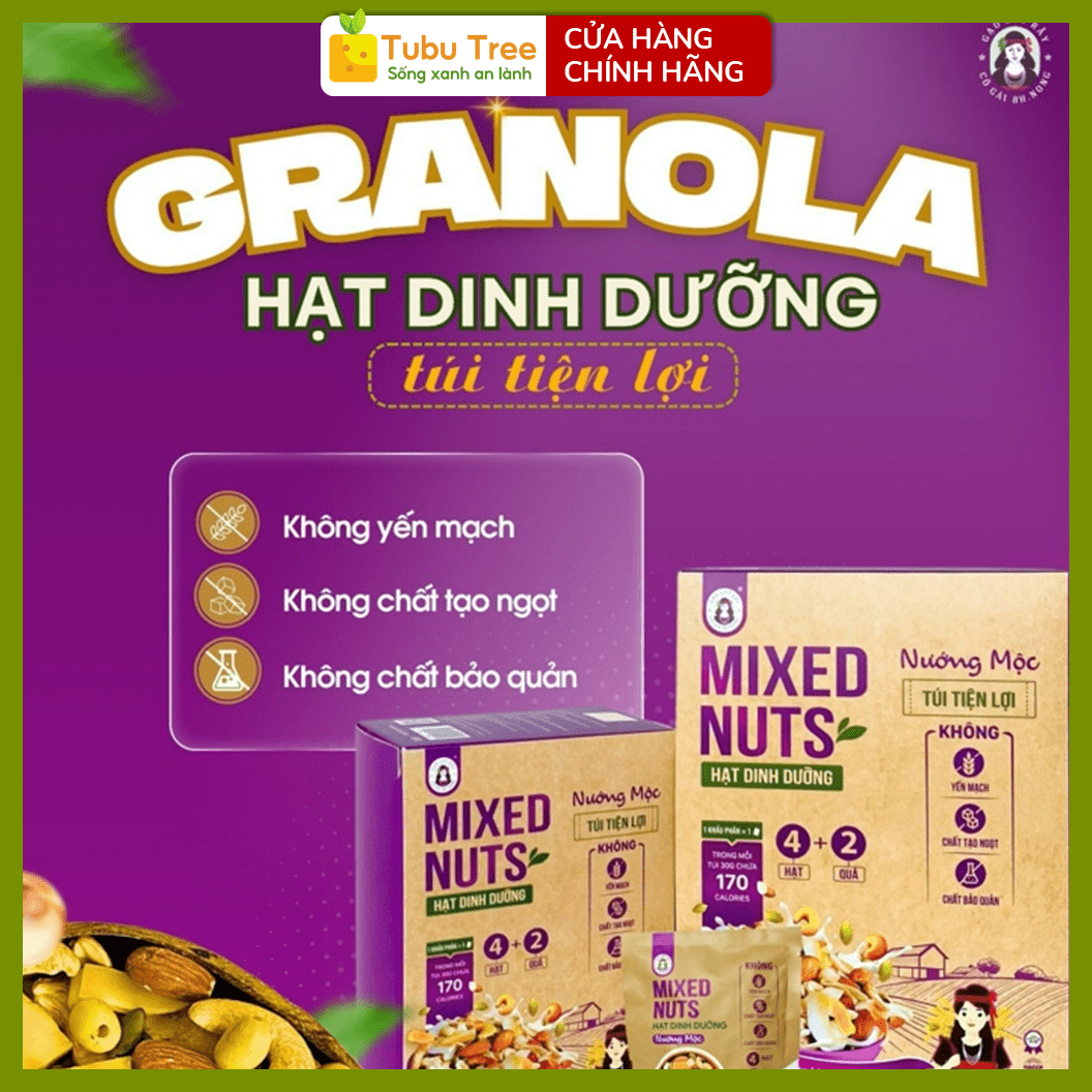 Granola mix trái cây sấy BH.NONG - Lon 450g — ảnh 6