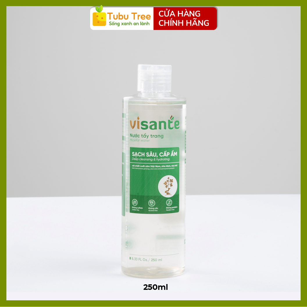 Nước Tẩy Trang VISANTE Chiết Xuất Sâm Thiên Nhiên Dịu Nhẹ 250ml — ảnh 2