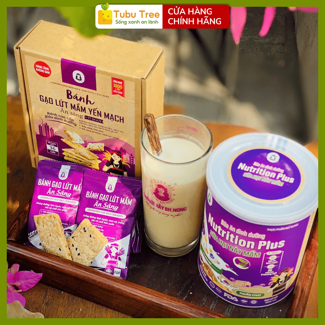 Sữa Hạt Gạo Lứt Nảy Mầm BH.NONG Không Đường 400g gồm 18 loại hạt, thuần chay — ảnh 7