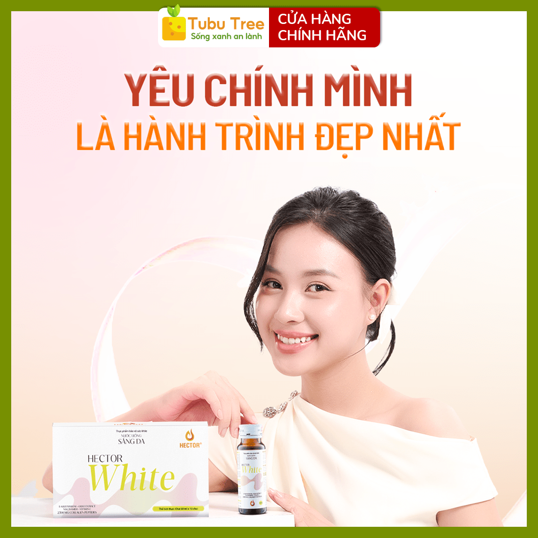 Nước Uống Sáng Da HECTOR White Collagen Đông Trùng Hạ Thảo 50ml x 10 Lọ — ảnh 4