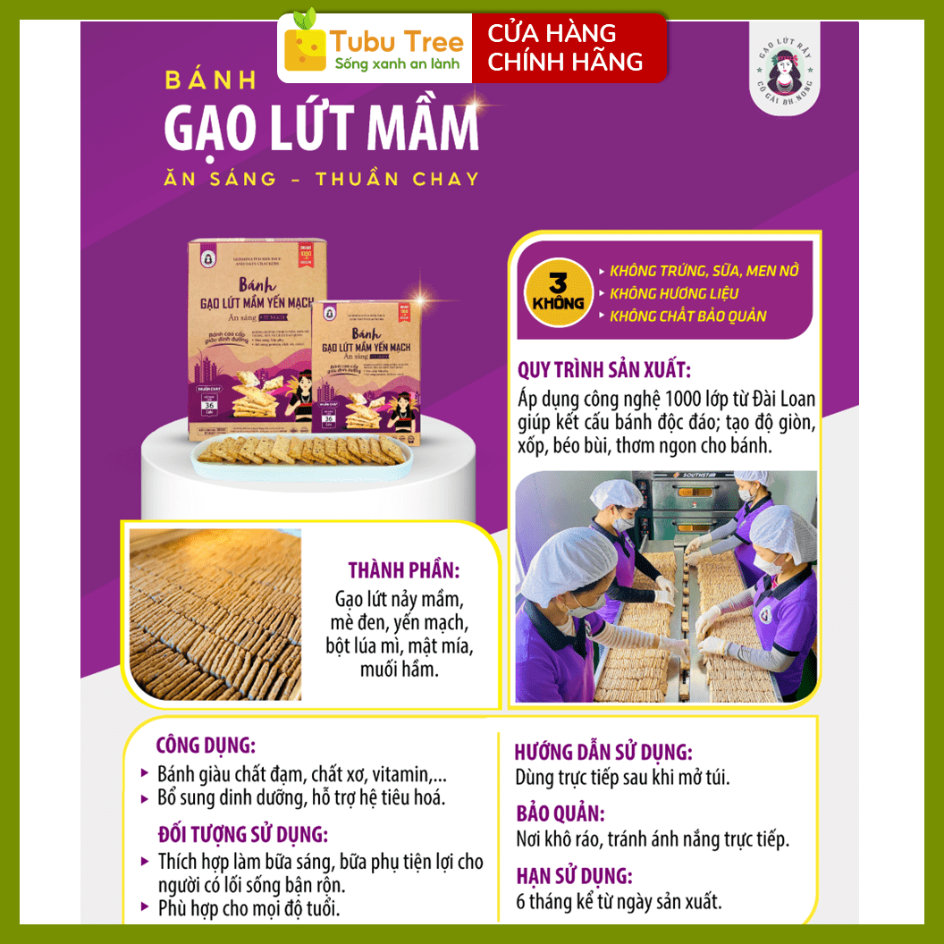 Bánh mầm hạt yến mạch BH.NONG — ảnh 5