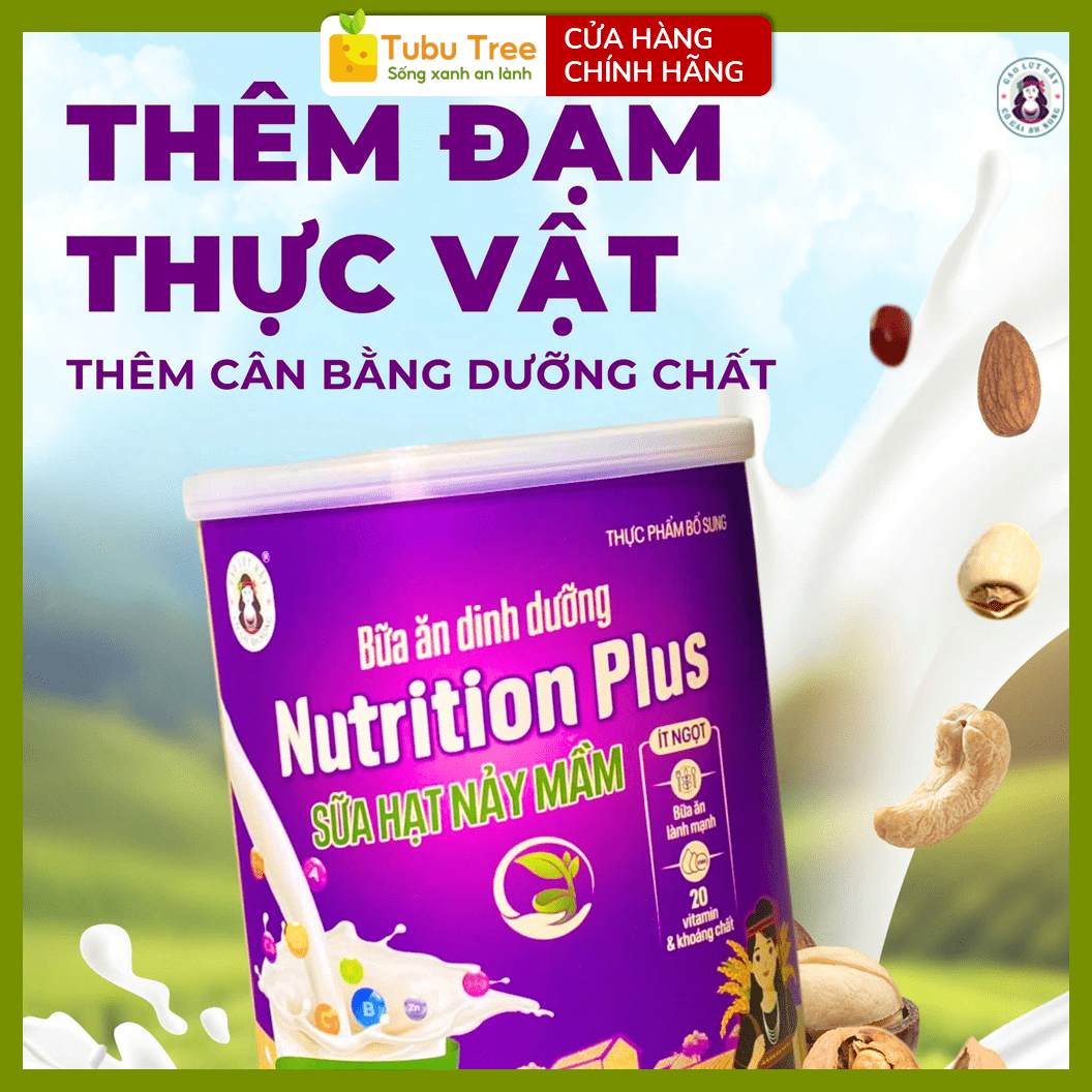 Sữa Hạt Gạo Lứt Nảy Mầm BH.NONG Không Đường 400g gồm 18 loại hạt, thuần chay — ảnh 6