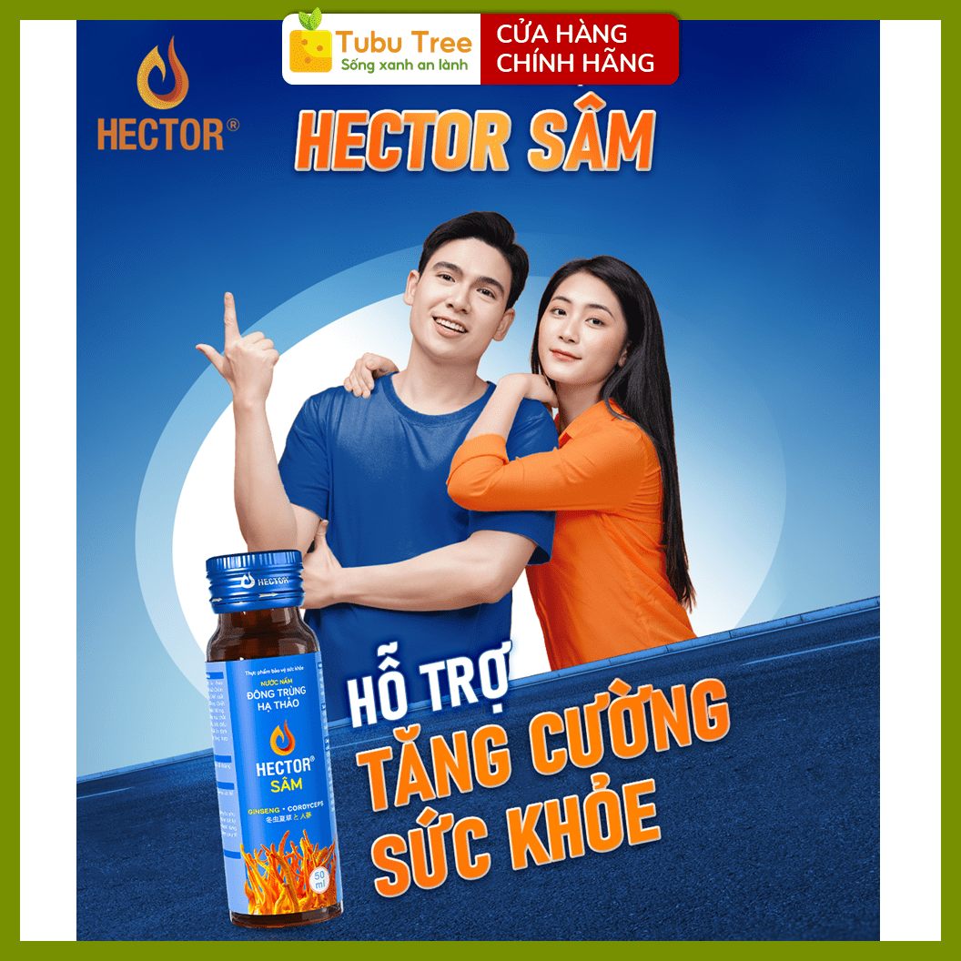 Nước Đông Trùng Hạ Thảo HECTOR Sâm Tăng Cường Sức Khỏe 70ml x 10 Chai — ảnh 5