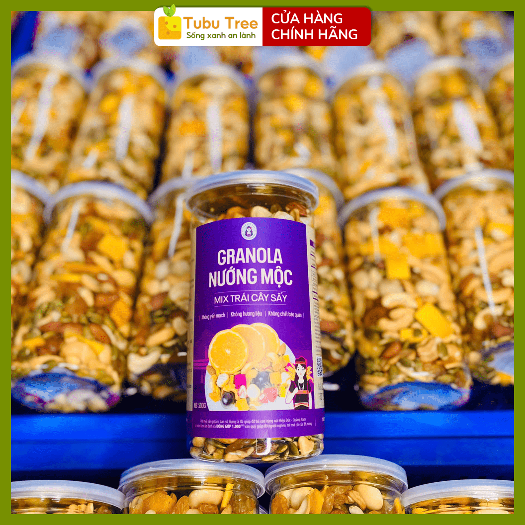 Granola mix trái cây sấy BH.NONG - Lon 450g — ảnh 10