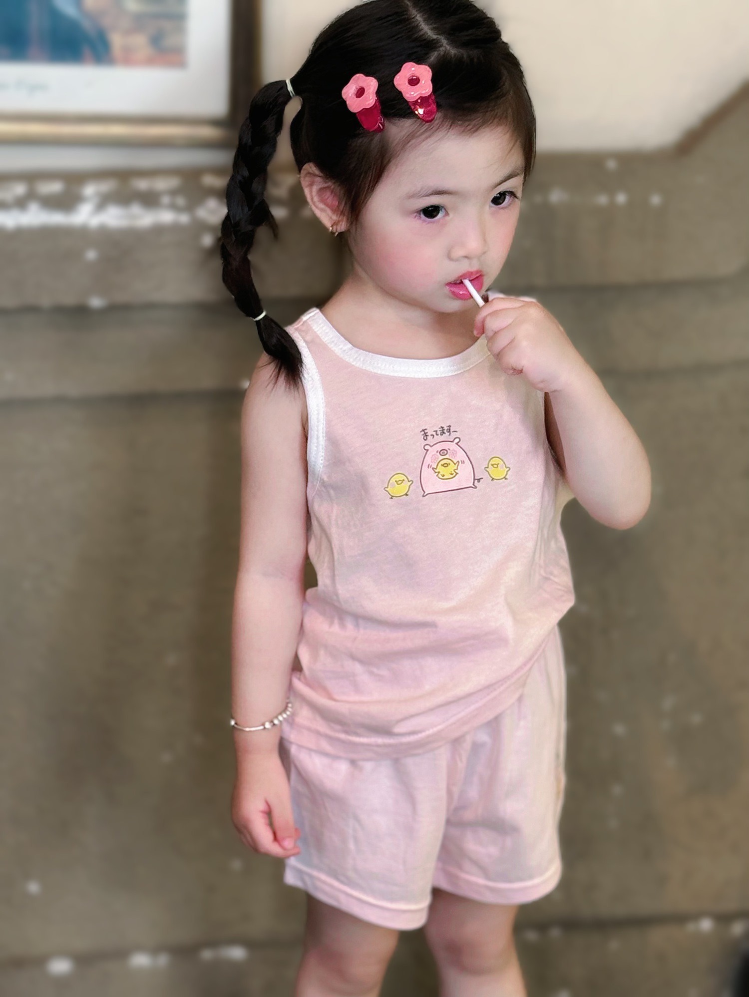 SB2306- bộ ba lỗ bé gái