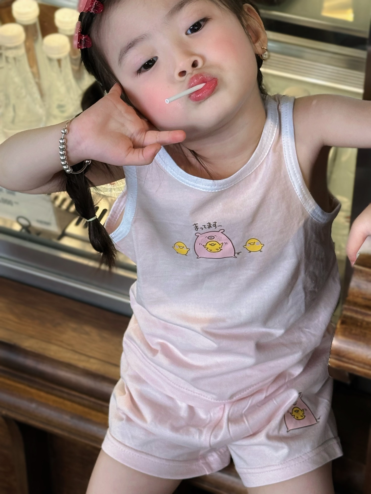 SB2306- bộ ba lỗ bé gái
