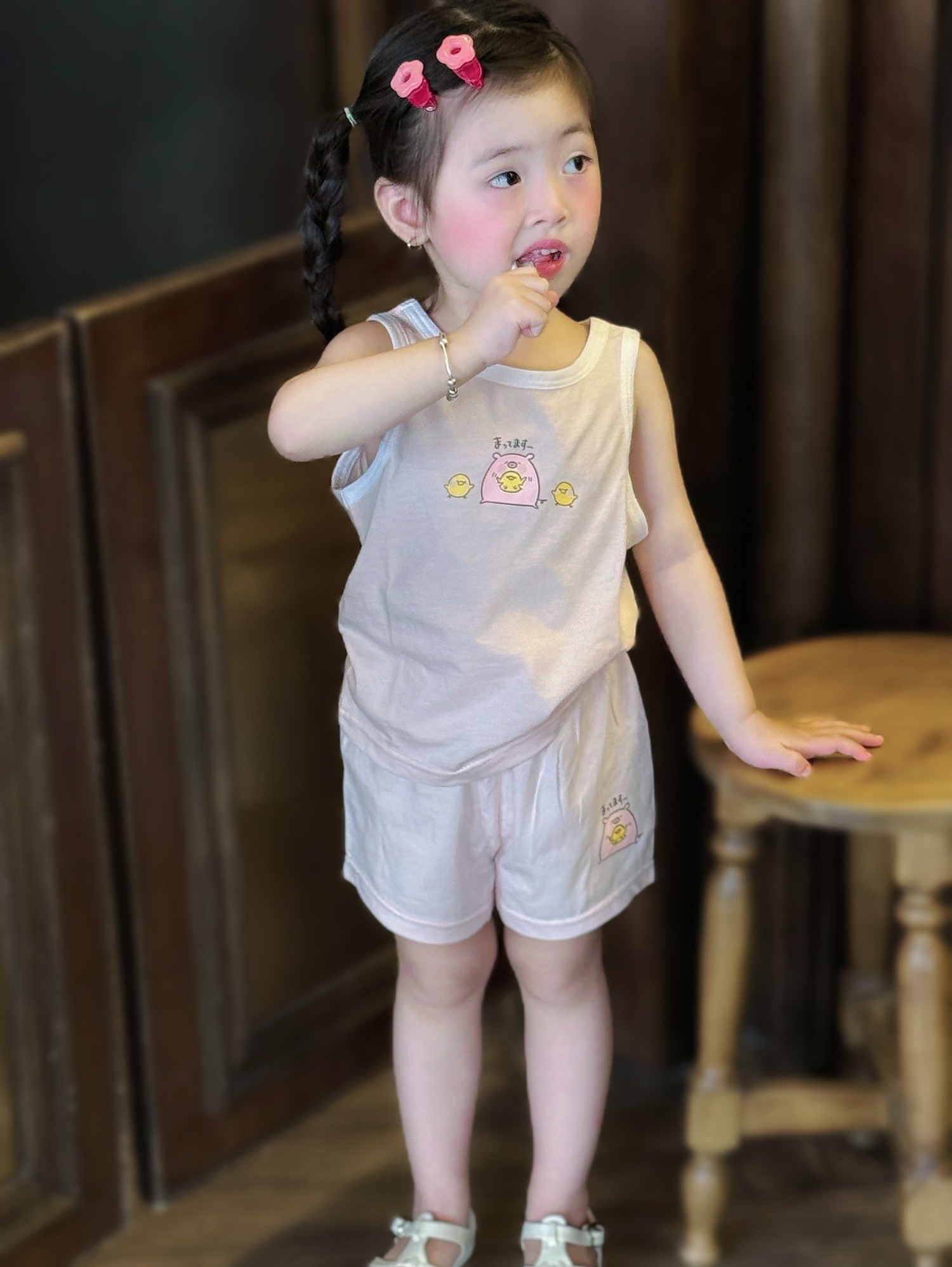 SB2306- bộ ba lỗ bé gái