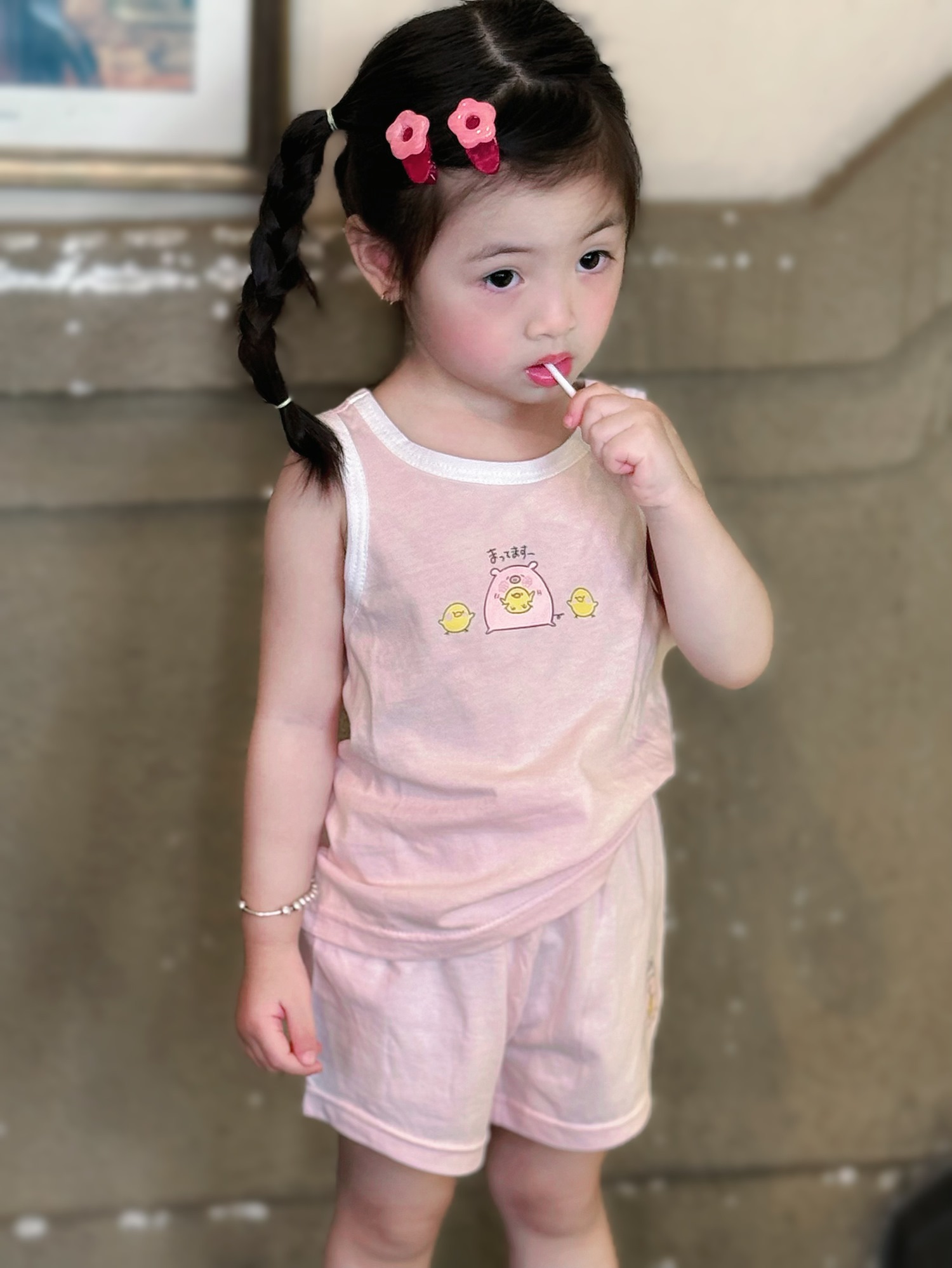 SB2306- bộ ba lỗ bé gái