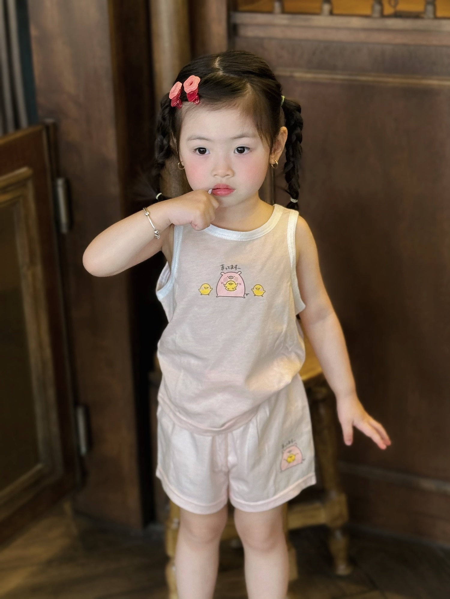 SB2306- bộ ba lỗ bé gái