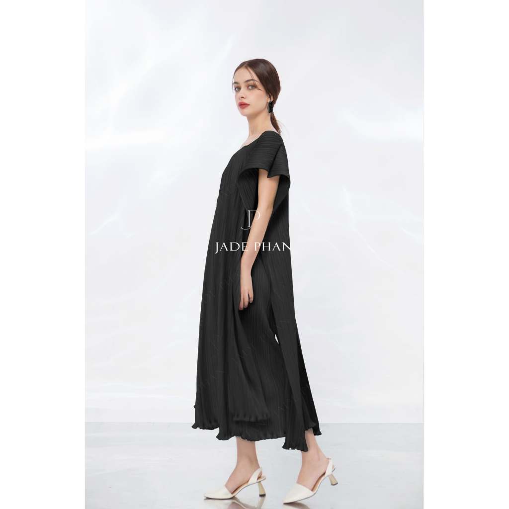 Váy Jolie dập ly cao cấp JADEPHAN freesize thanh lịch