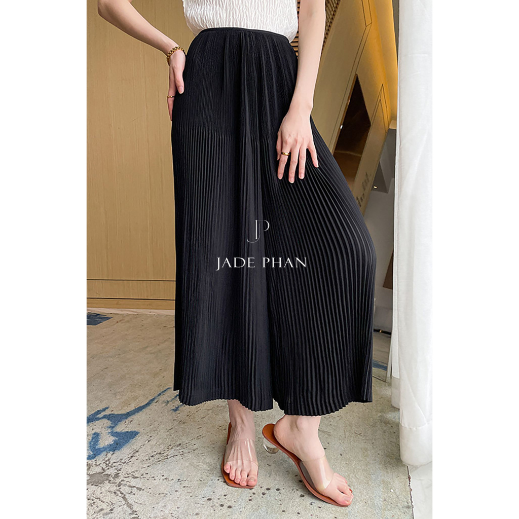 Quần Omi dập ly cao cấp JADEPHAN xếp ly lò xo