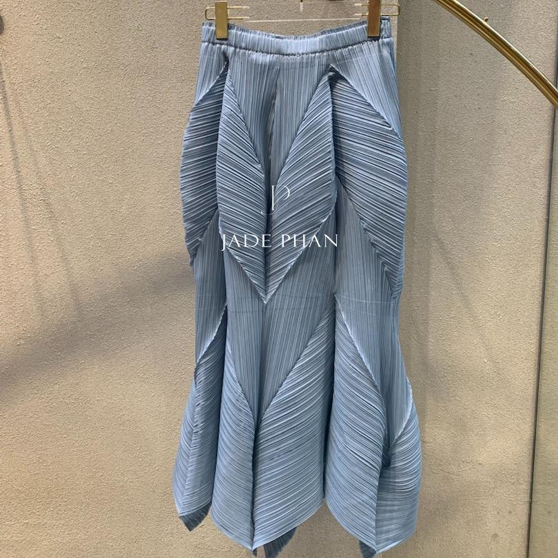 Chân váy Emily dập ly cao cấp không nhăn nhiều màu