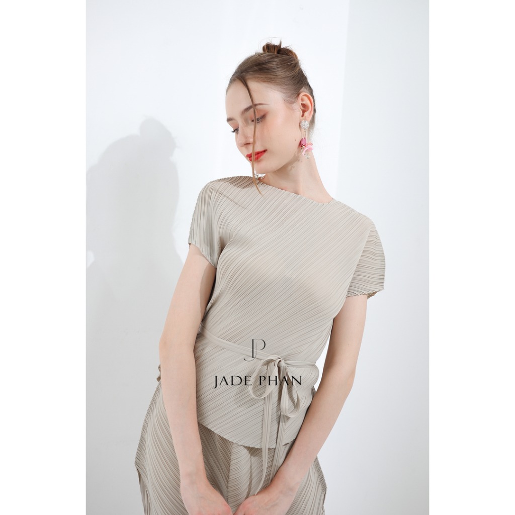 Set quần áo Amy dập ly cao cấp JADEPHAN đi chơi