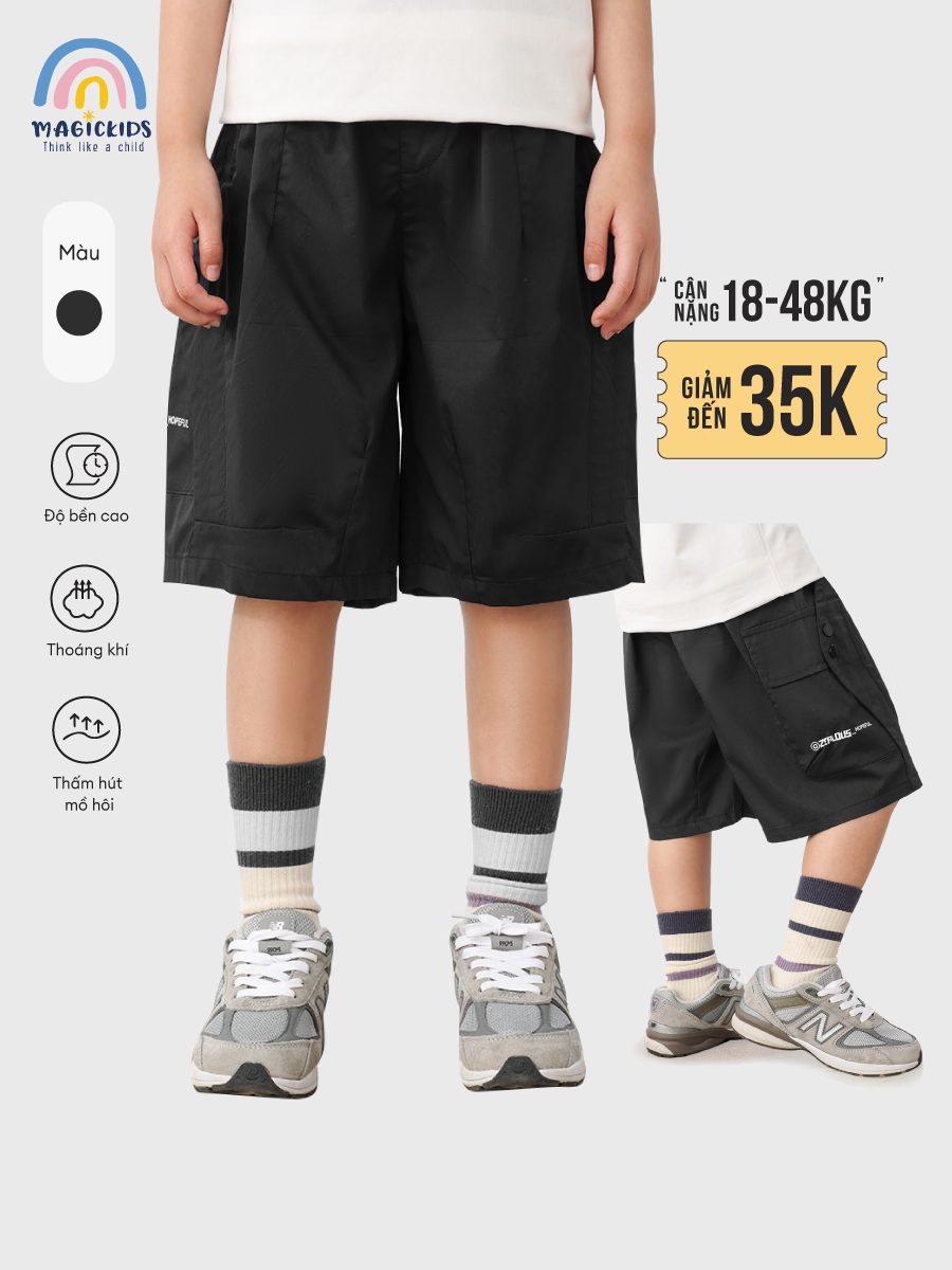 Quần short Kaki túi hộp QN24013