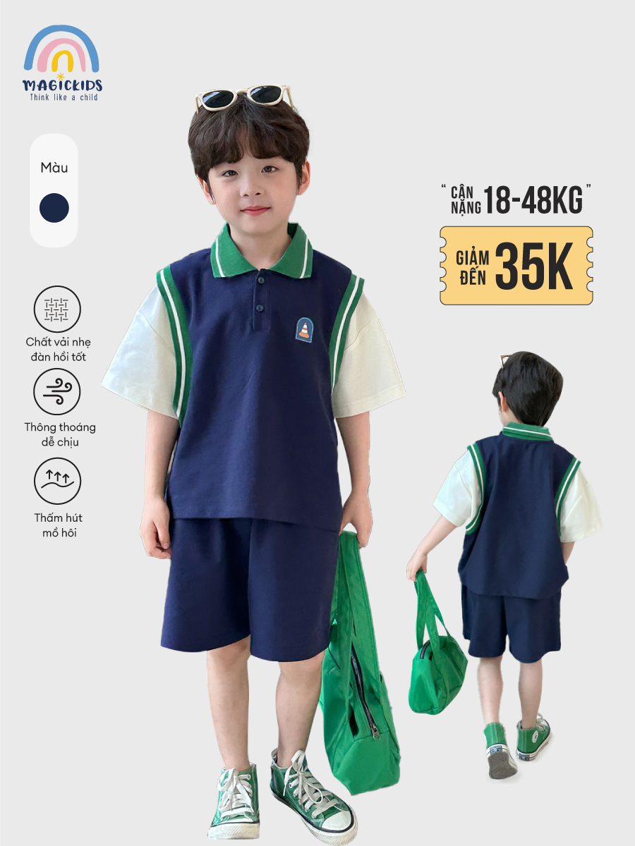 Set polo phối dây dệt BD24001