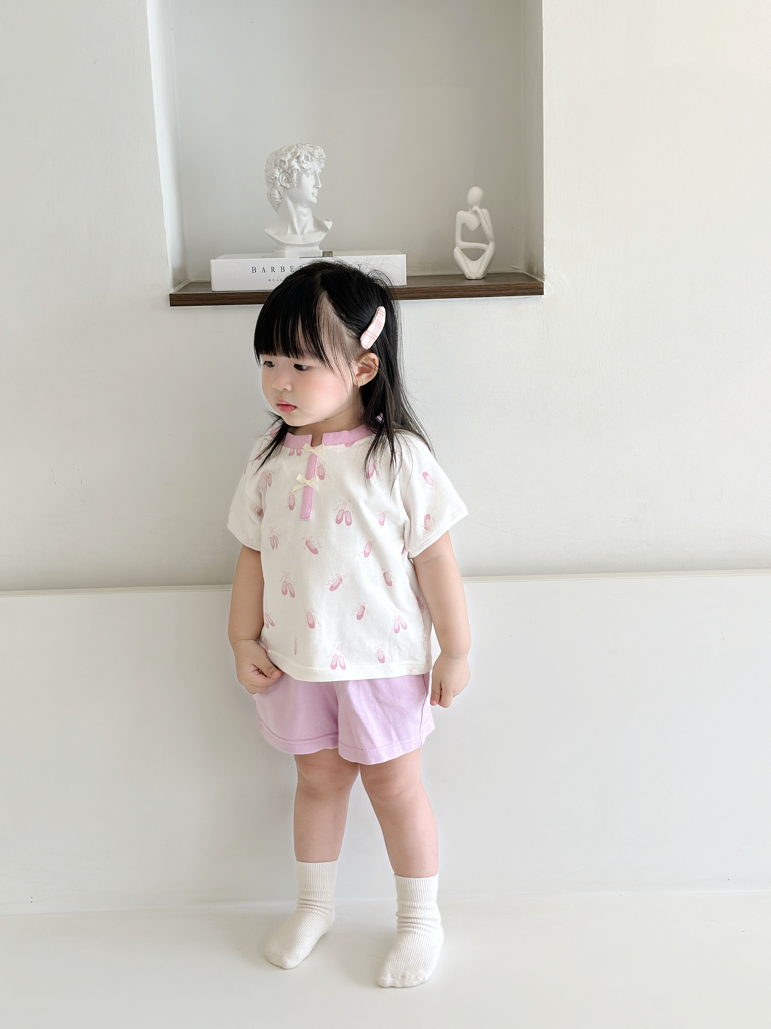 SB2295-bộ cộc tay phối cổ nẹp đính nơ nẹp