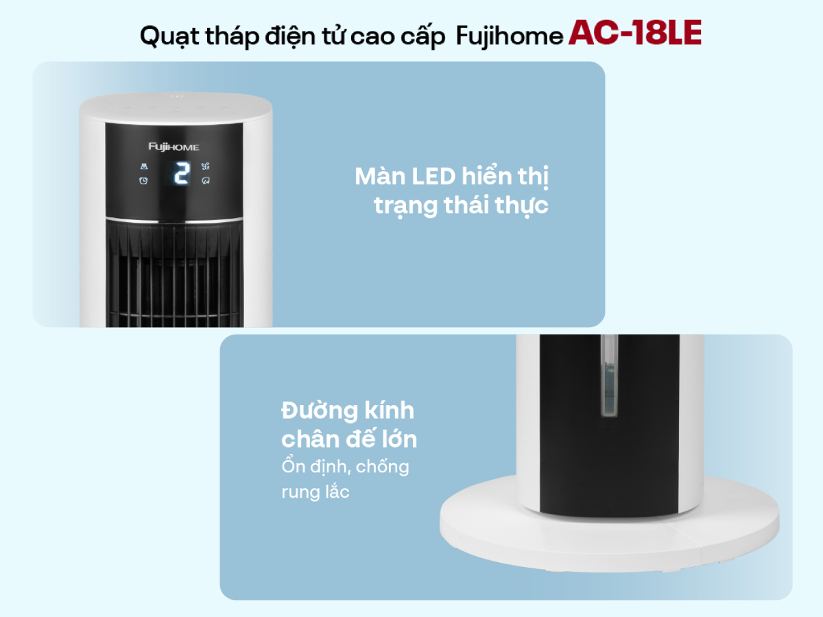 Quạt tháp hơi nước cao cấp Fujihome AC-18LE