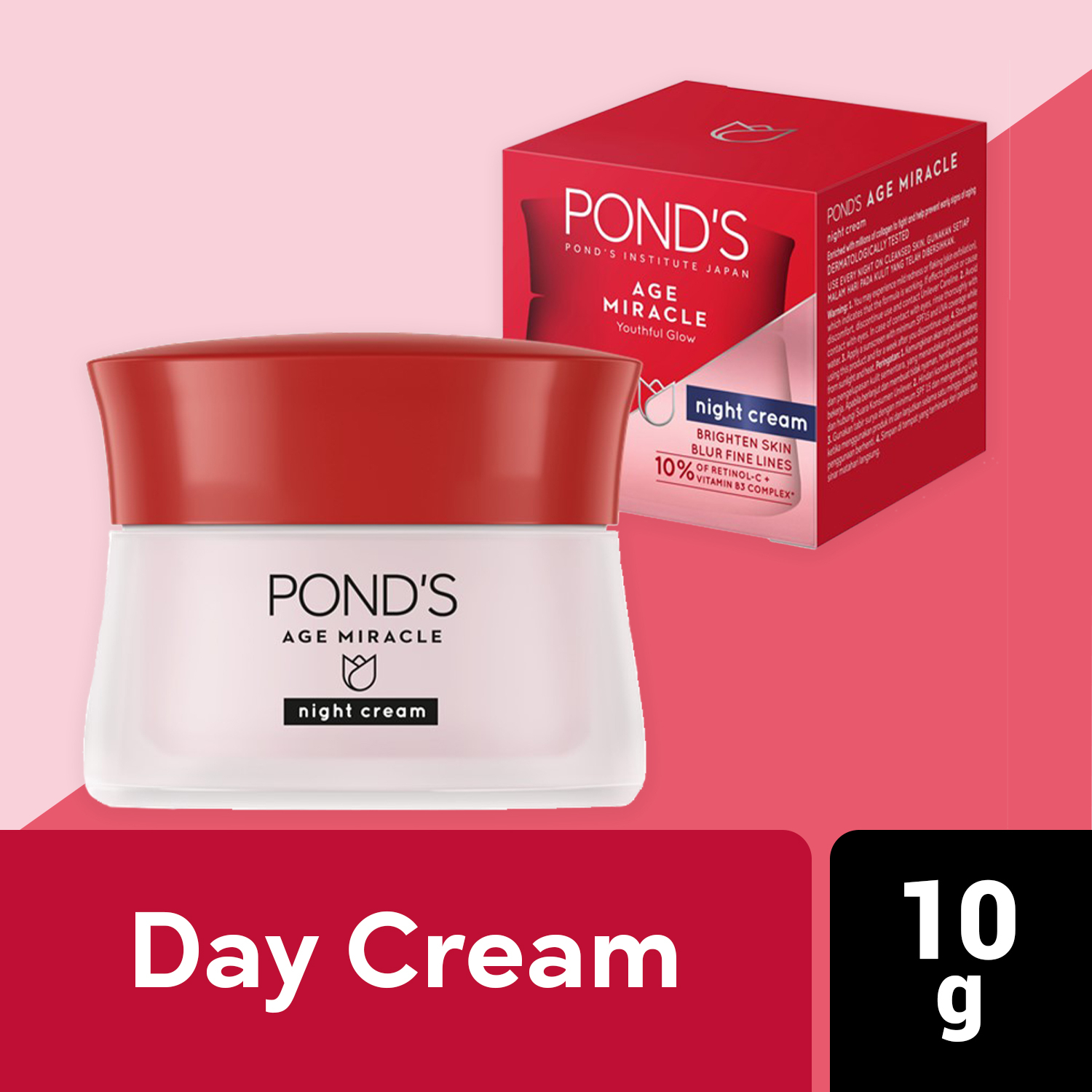 Ponds Age Miracle Night Cream 10g (Travel Size)