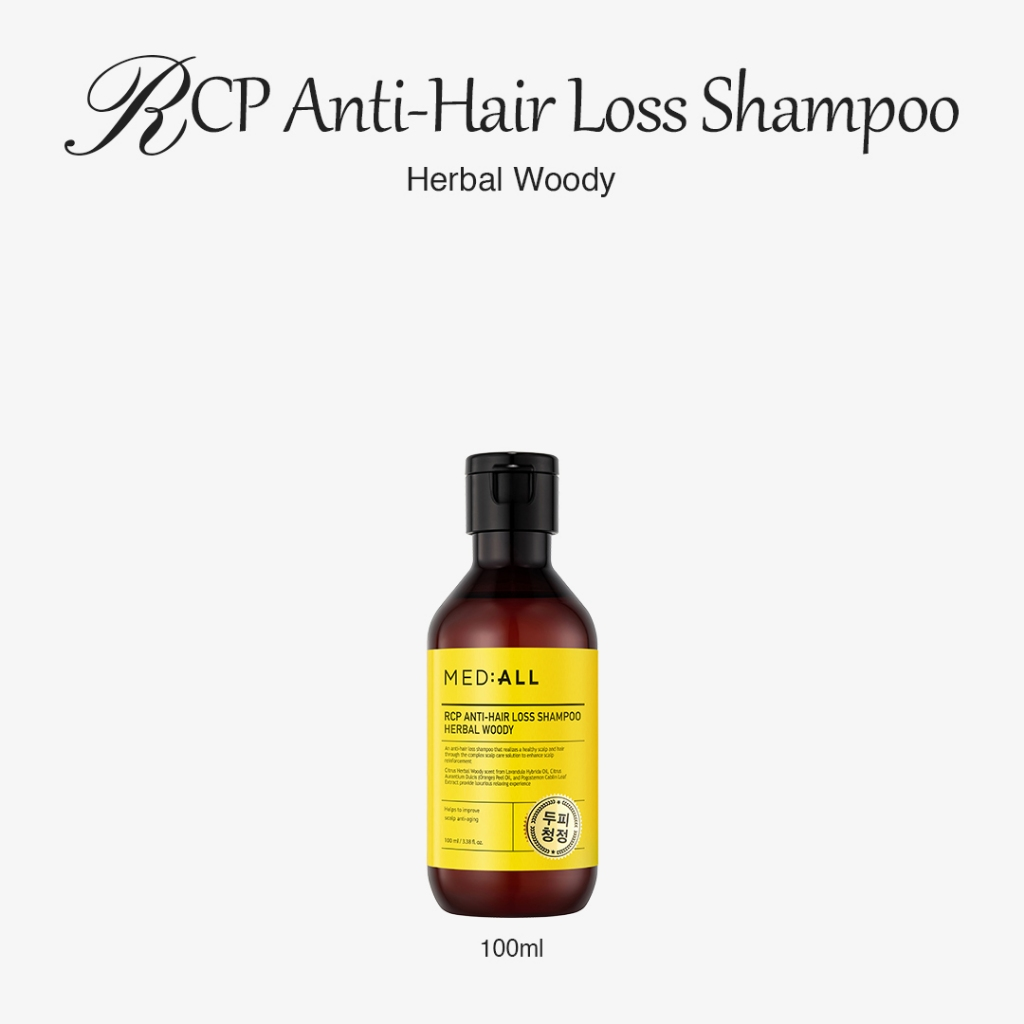Med : ALL RCP Anti - Hair Loss Shampoo Herbal Woody 100ml
