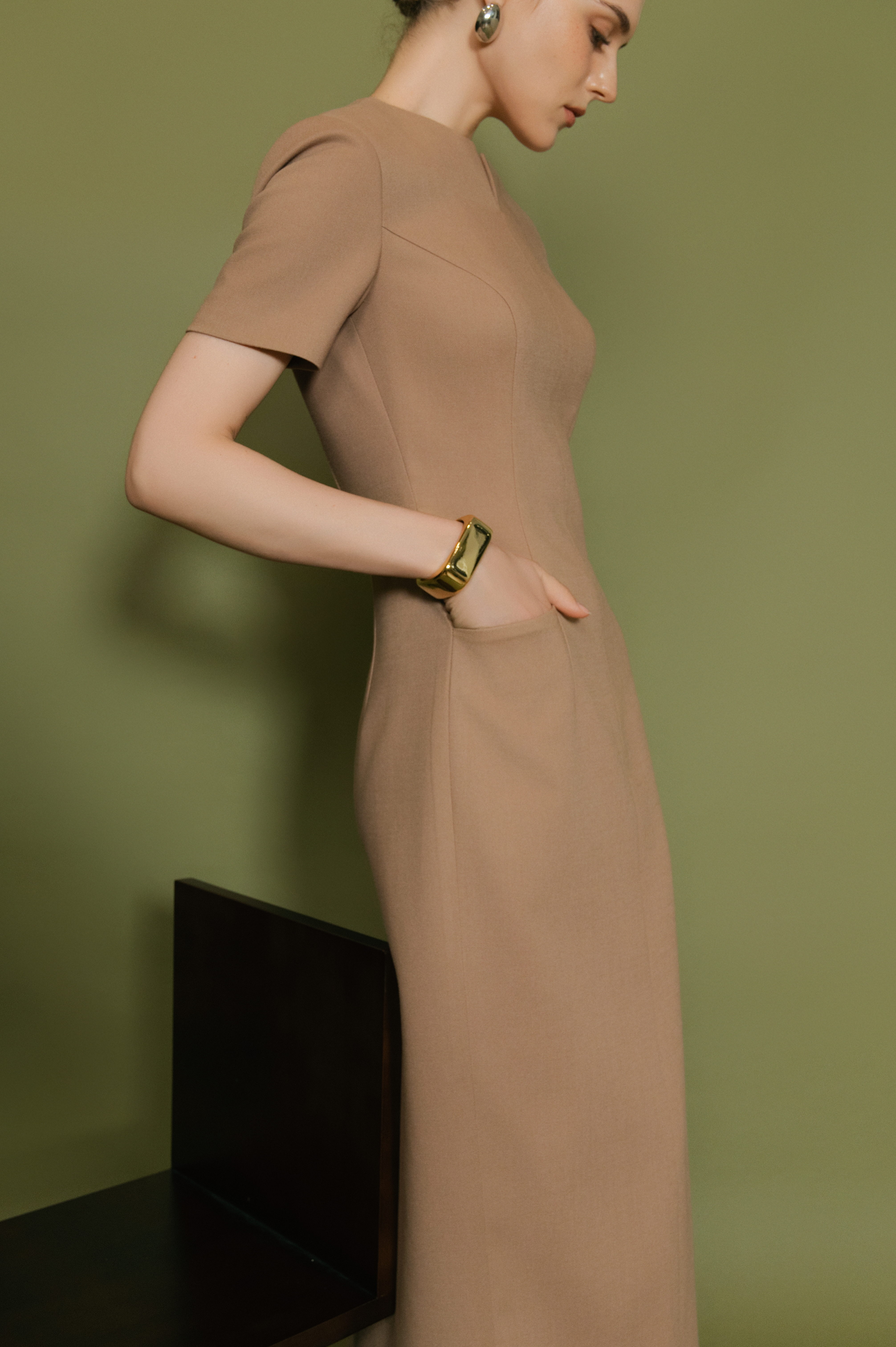 ISABELLA DRESS - Brown — view 2