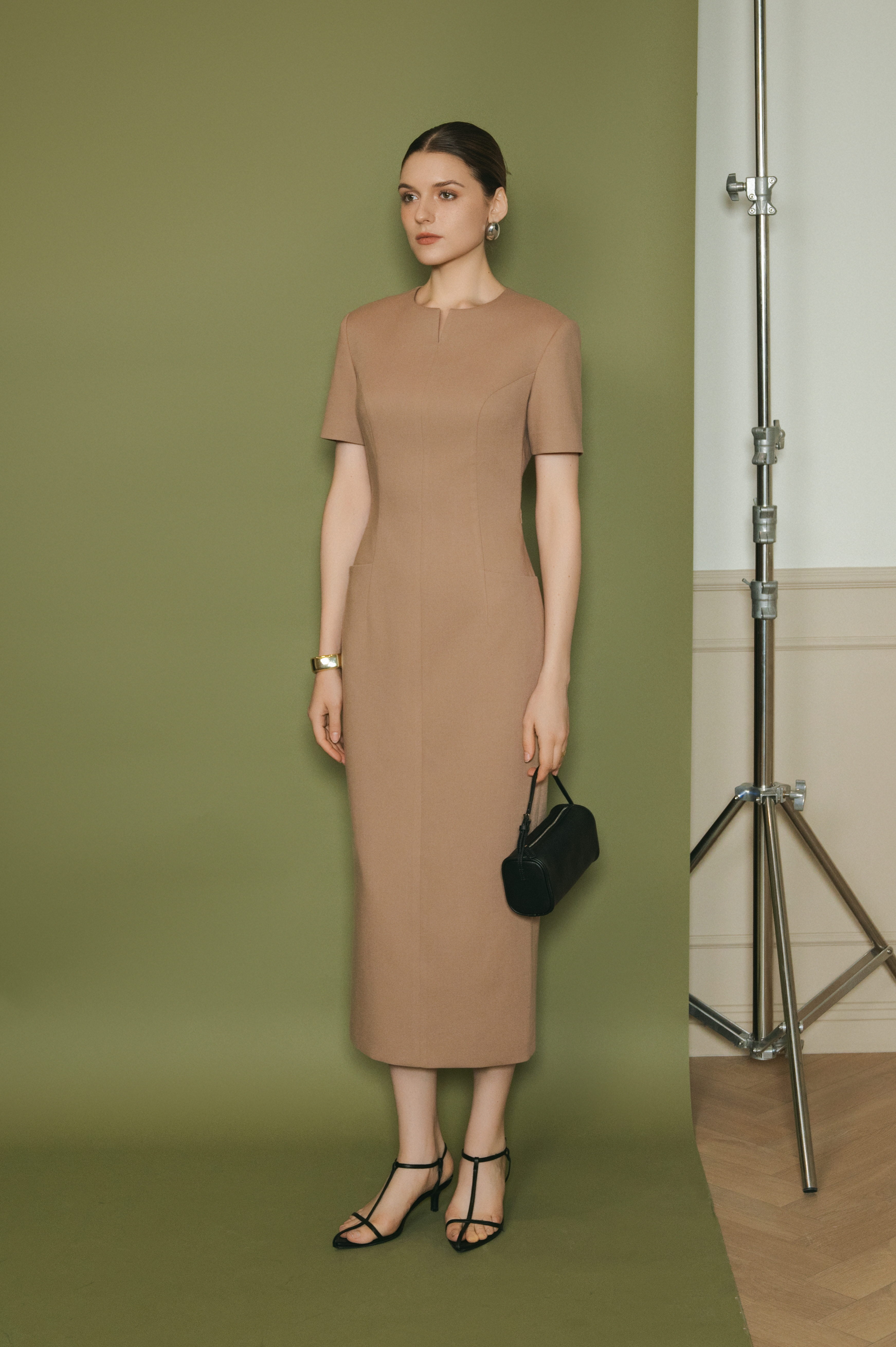 ISABELLA DRESS - Brown