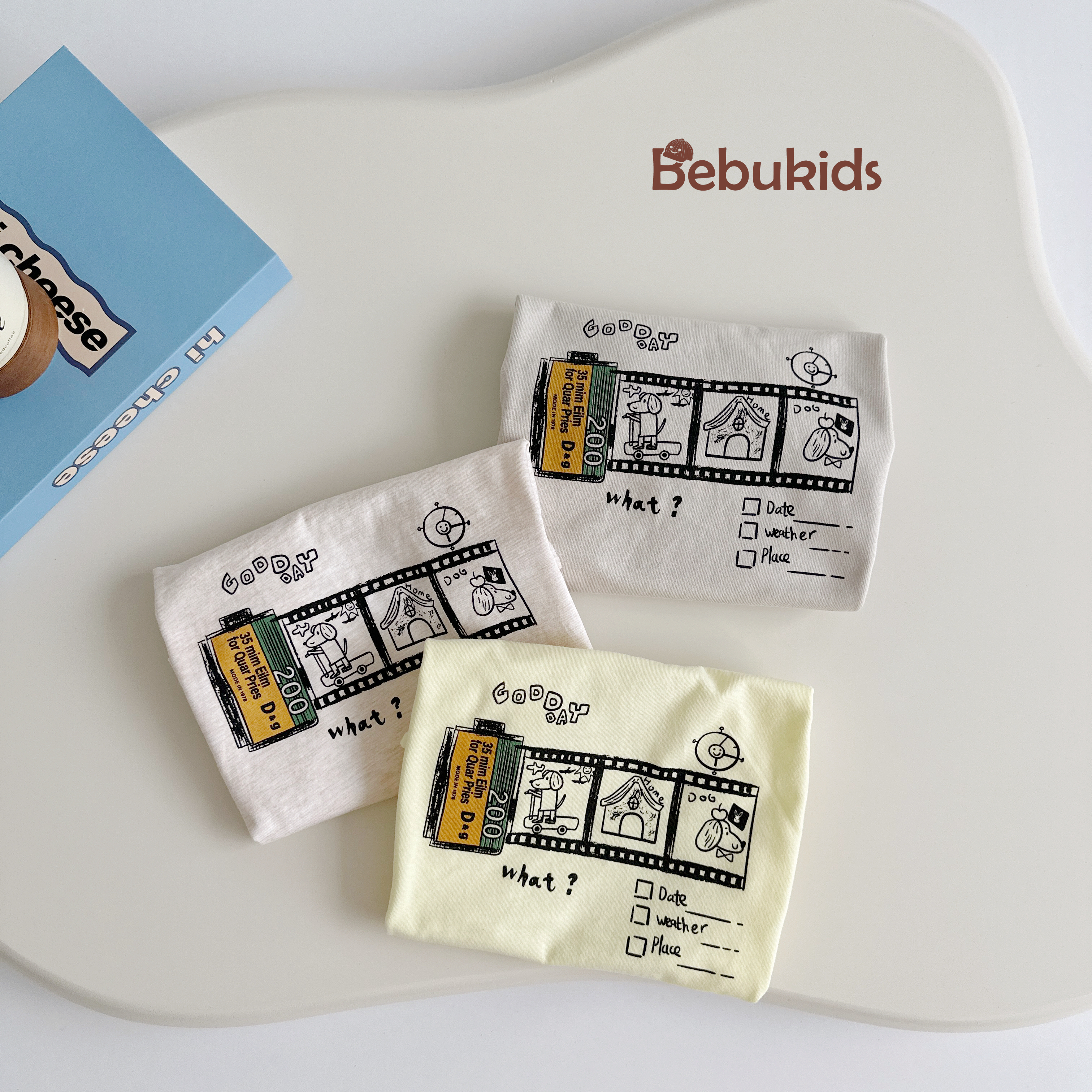 SB2435- bộ bé trai sát nách phối cổ in cuộn phim