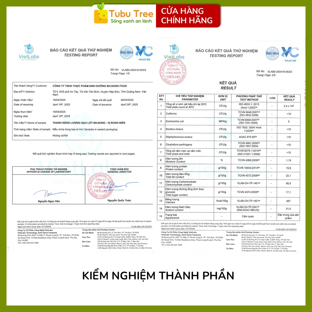 Thanh gạo lứt rong biển BH.NONG 180g — ảnh 9