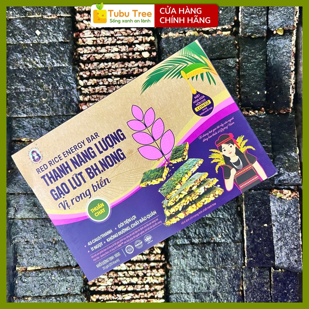Thanh gạo lứt rong biển BH.NONG 180g — ảnh 7