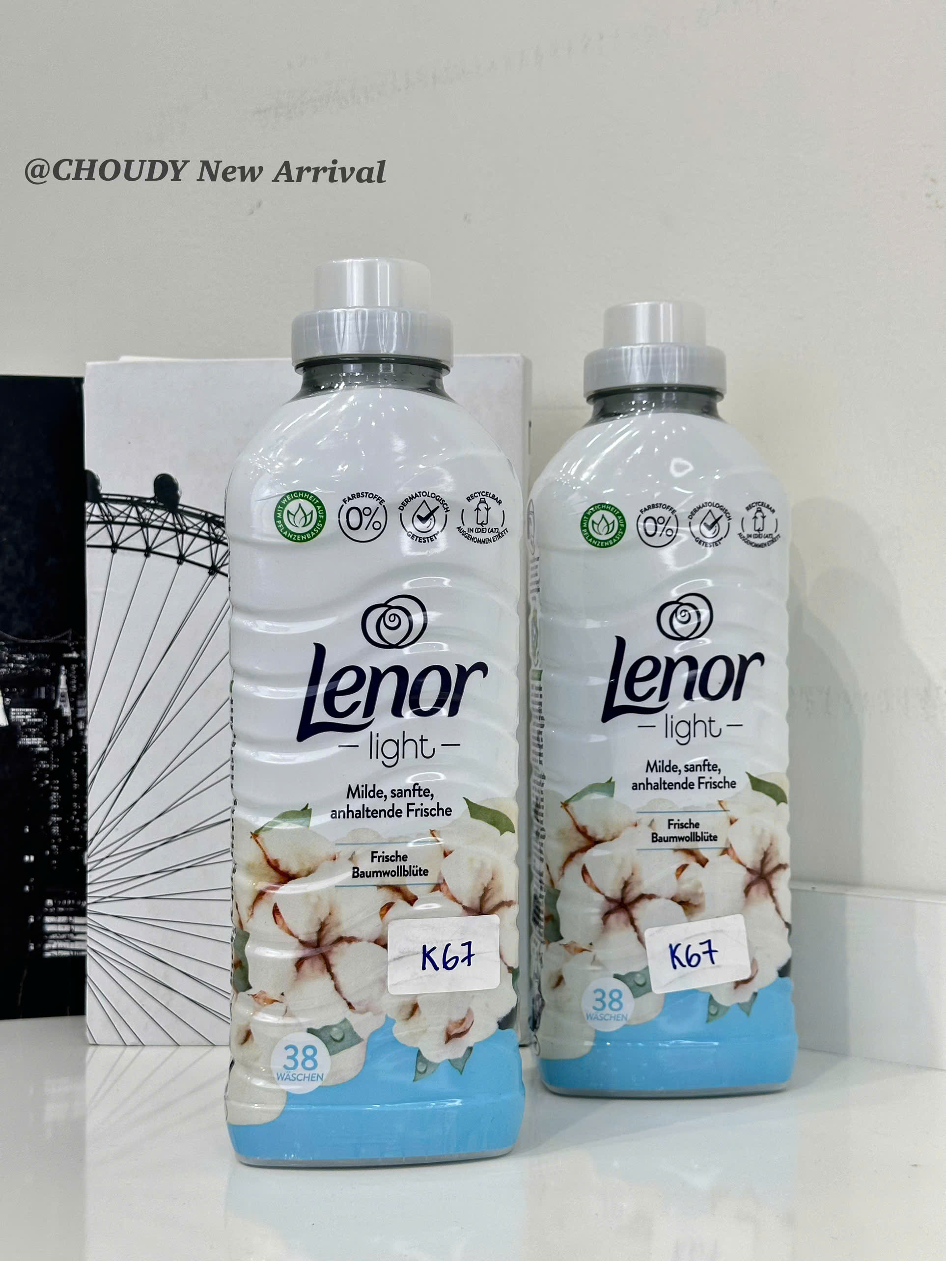 K67 NƯỚC XẢ VẢI FRISCHE BAUMWOLLBLUTE 950ML