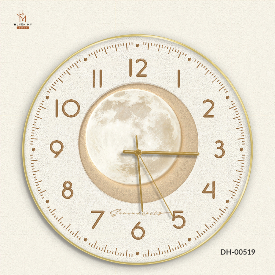 Đồng Hồ Tròn Tráng Gương Cao Cấp, Mẫu Mã Đa Dạng Trang Trí Phòng Khách, Phòng Ngủ, Căn Hộ Chung Cư - Huyền My Decor