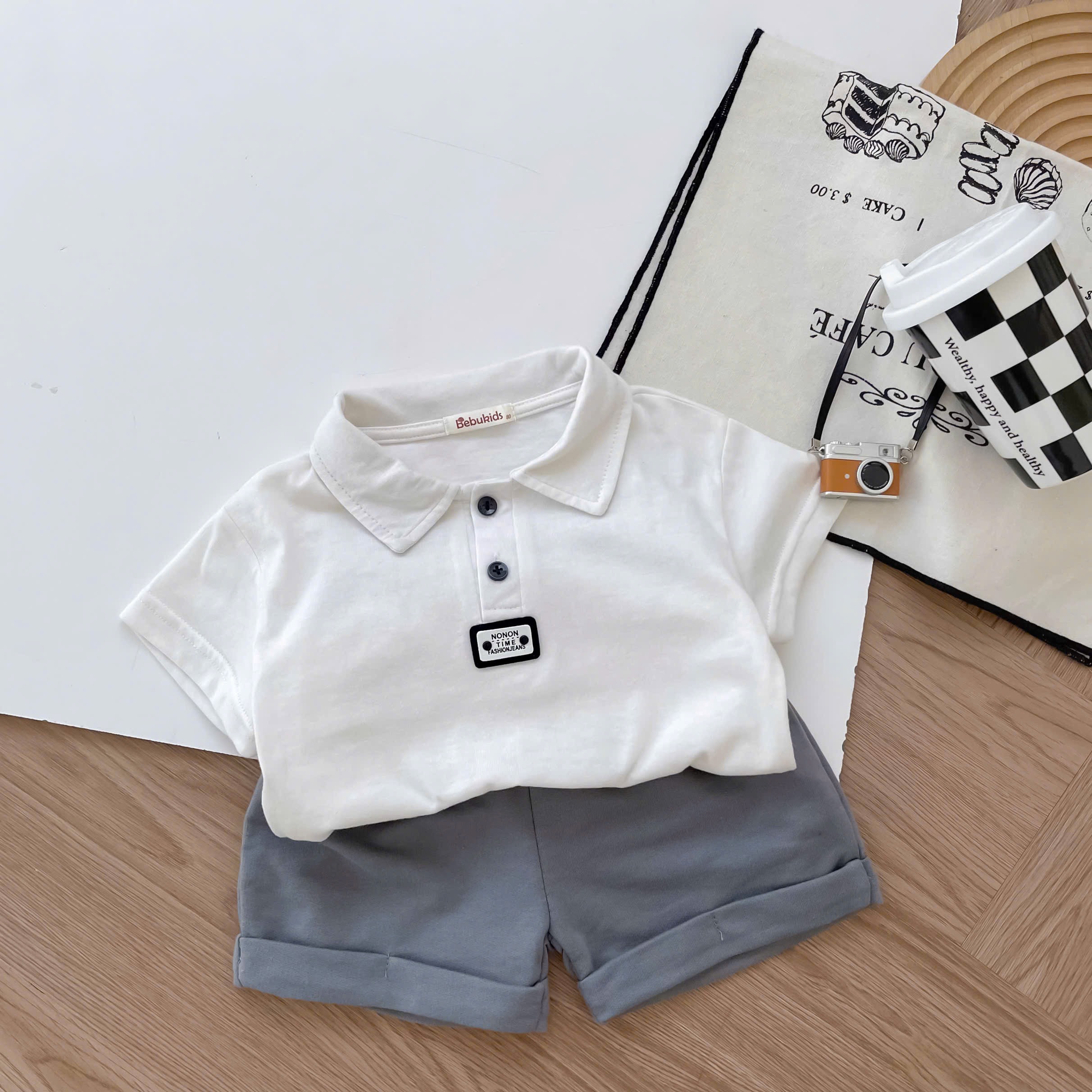 SB2386A- bọ polo mix màu trắng q ghi