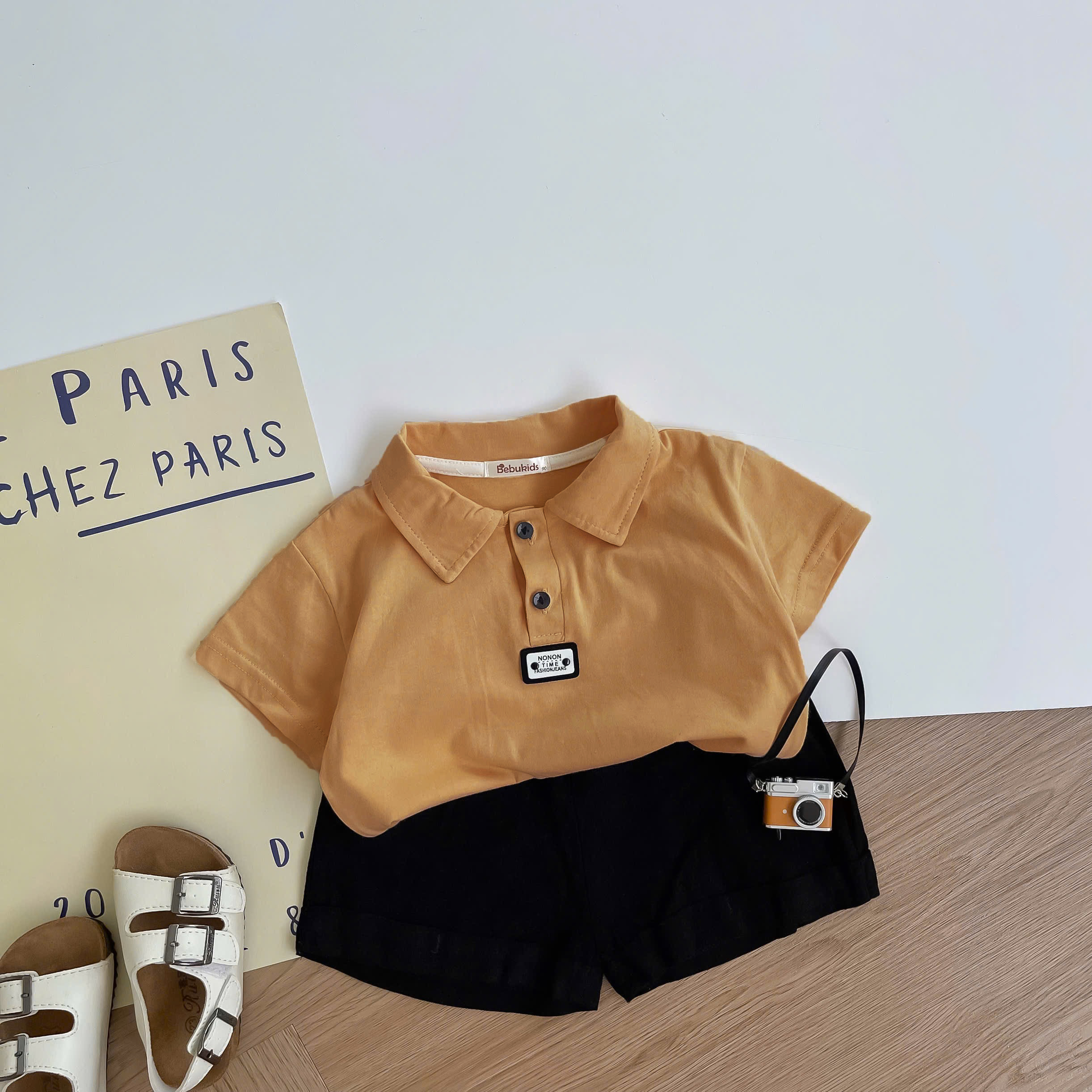 SB2386A- bọ polo mix màu nâu q đen