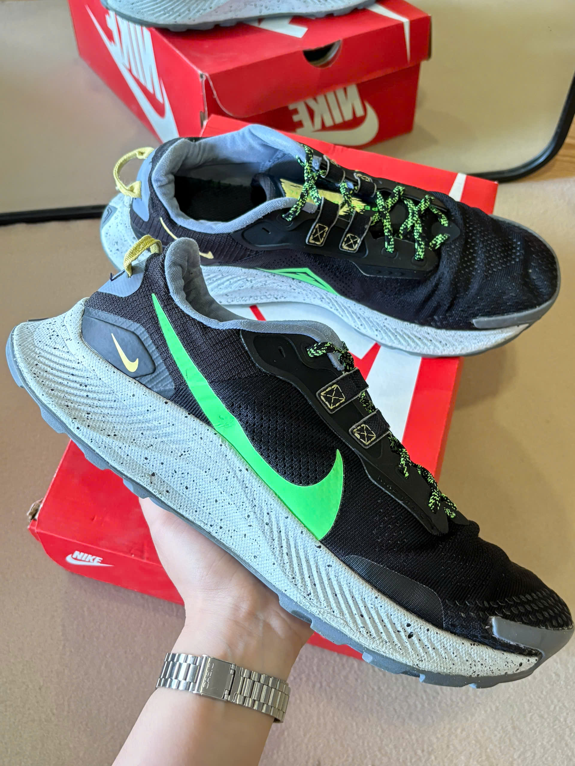 Nike Pegasus Trail 3 ‘Black Green Strike’ DA8697-004