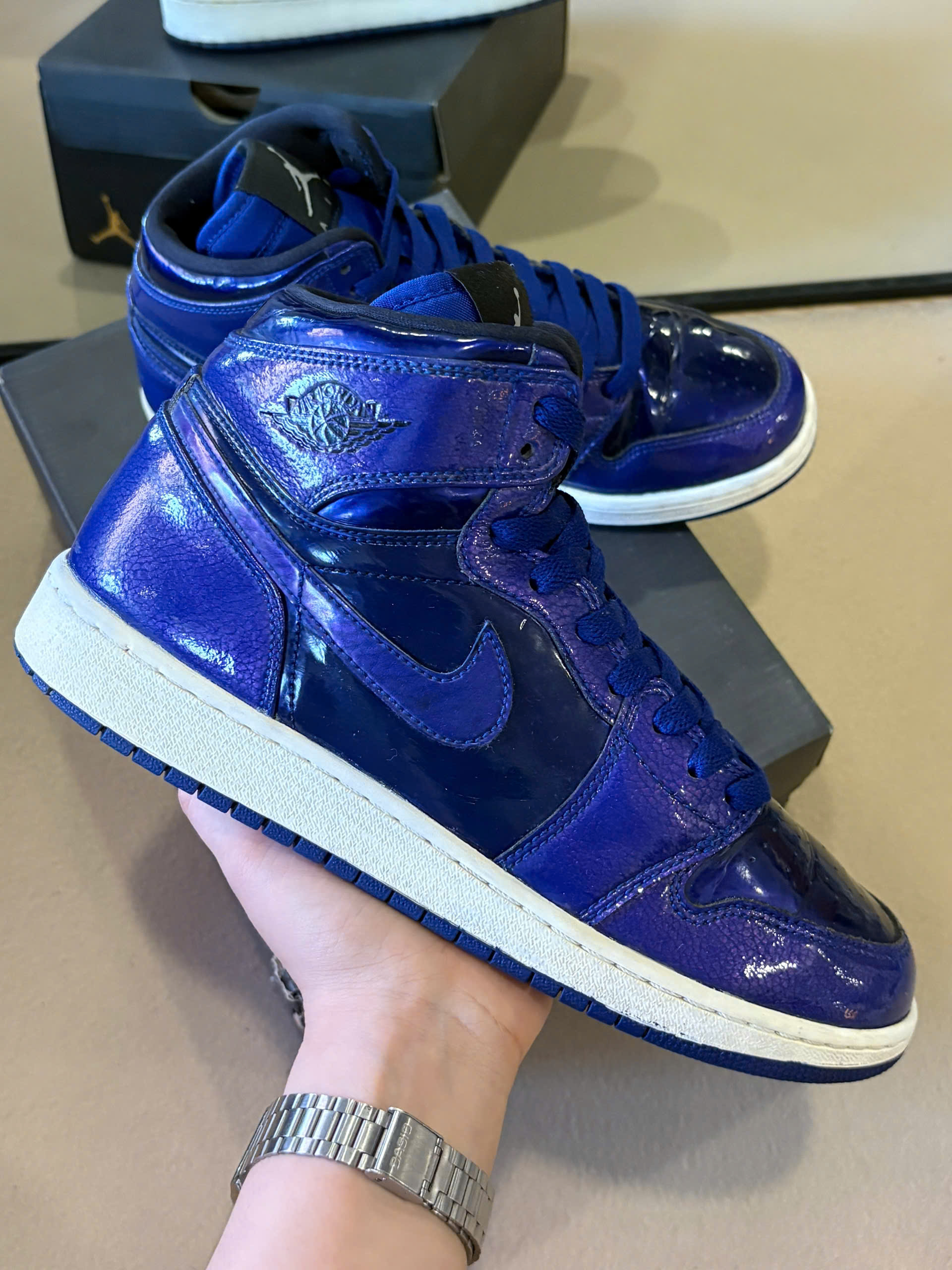 Nike Air Jordan 1 Retro High BG 'Deep Royal Blue' 705300-402