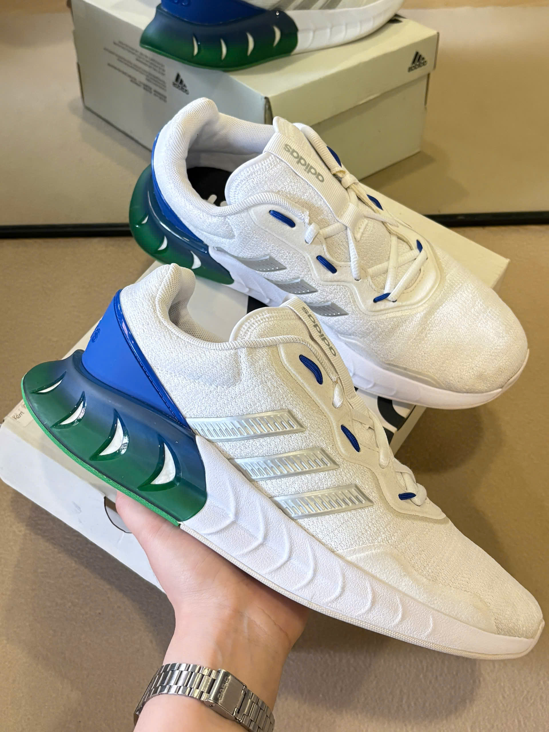 Adidas Kaptir Super Lifestyle Shoes FZ2858 - Silver Metallic