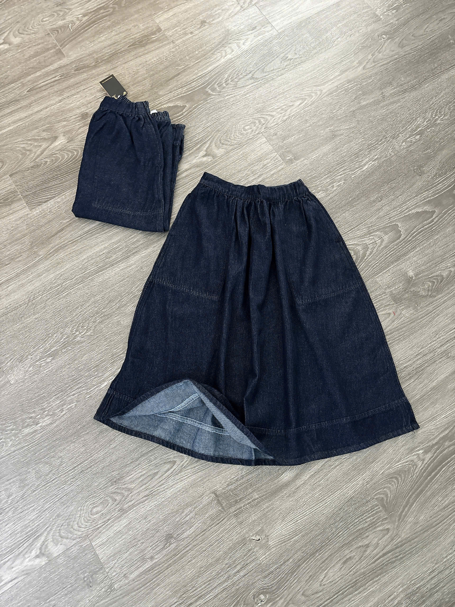 C70 CHÂN VÁY JEAN ĐẬM