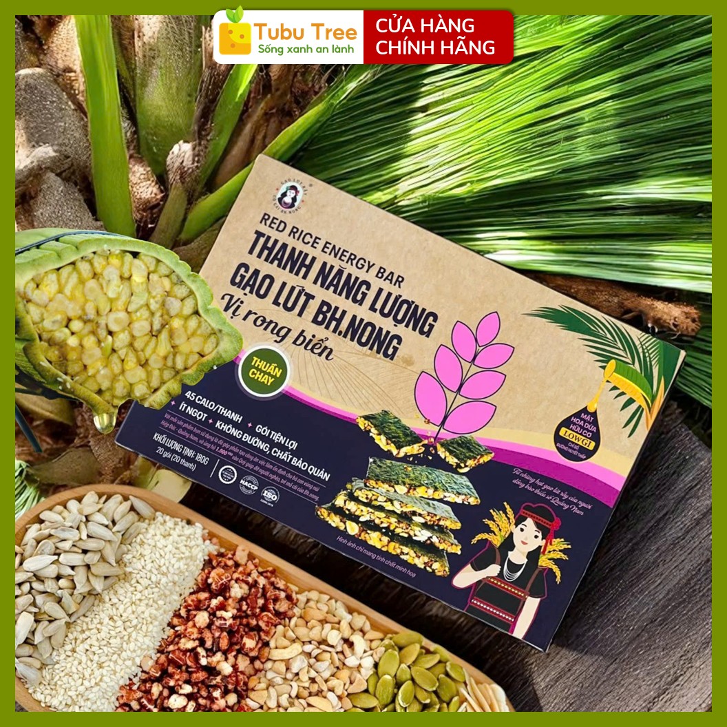 Thanh gạo lứt rong biển BH.NONG 180g — ảnh 5