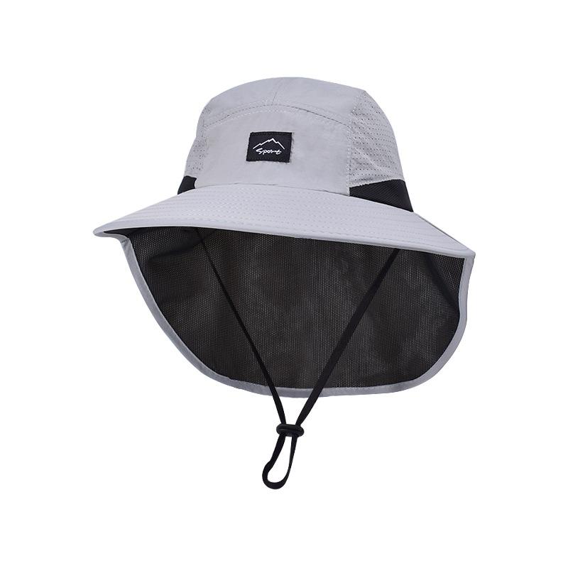 Mũ bucket vành rộng có che gáy dành cho bé trai & bé gái HZ2512_6