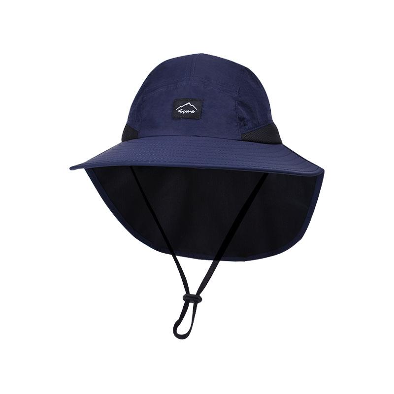 Mũ bucket vành rộng có che gáy dành cho bé trai & bé gái HZ2512_11