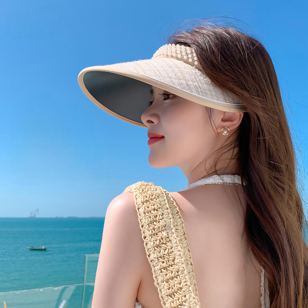 Mũ nửa đầu vành rộng dành cho nữ HZ2513_15