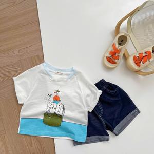 Bộ cọc tay cổ tròn in hình chú bé cưỡi ngựa