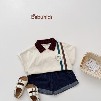 Bộ polo phối cổ 2 sọc trái in logo ngực