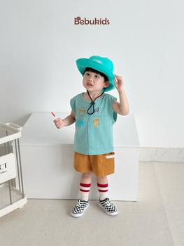 Bộ không tay bé trai không cổ