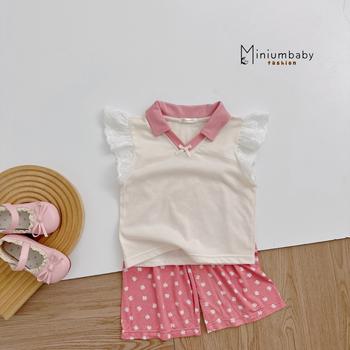 SB2352- bộ cộc cánh tiên phối cổ, tay ren