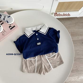 Bộ polo cộc tay cho bé trai