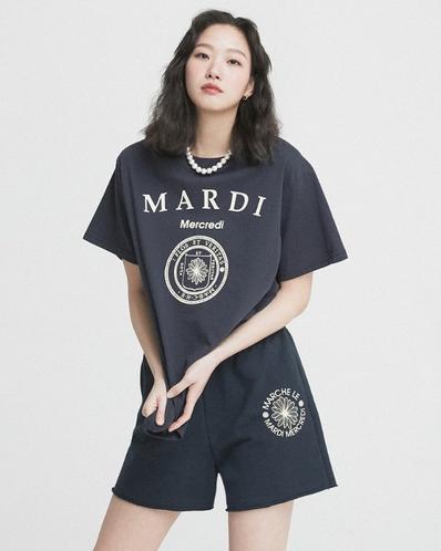 Product image - MARDI MERCREDI TSHIRT UNIV NAVY CREAM