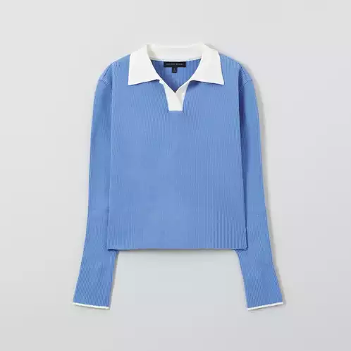 Product image - SPAO Open Collar Knit