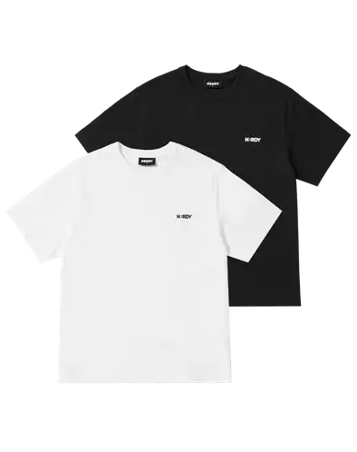Product image - NERDY Blank Small Logo Short Sleeve T-Shirt (2PACK)
