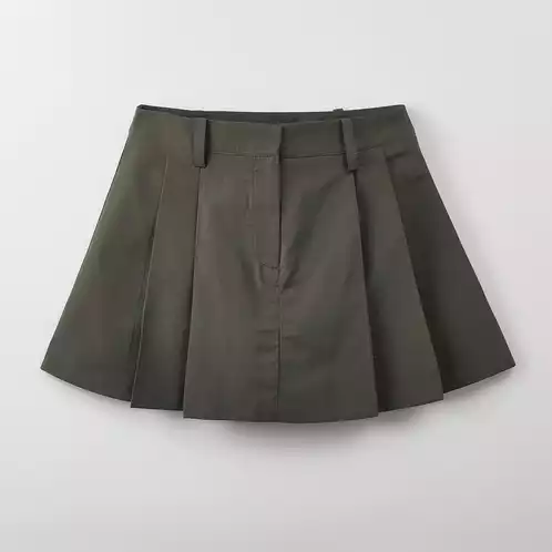 Product image - SPAO Pintuck Pleated Mini Skirt
