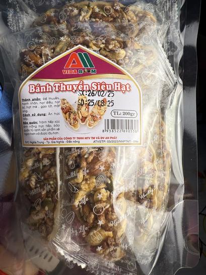Product image - Bánh Thuyền siêu hạt 200gr